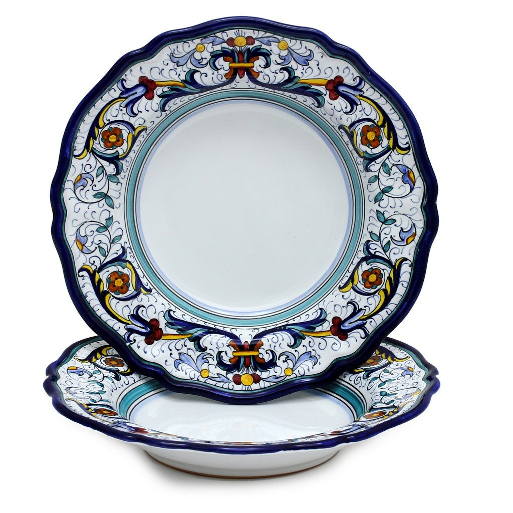 VECCHIA DERUTA: Pasta Soup rimmed Plate Bowl - Artistica.com