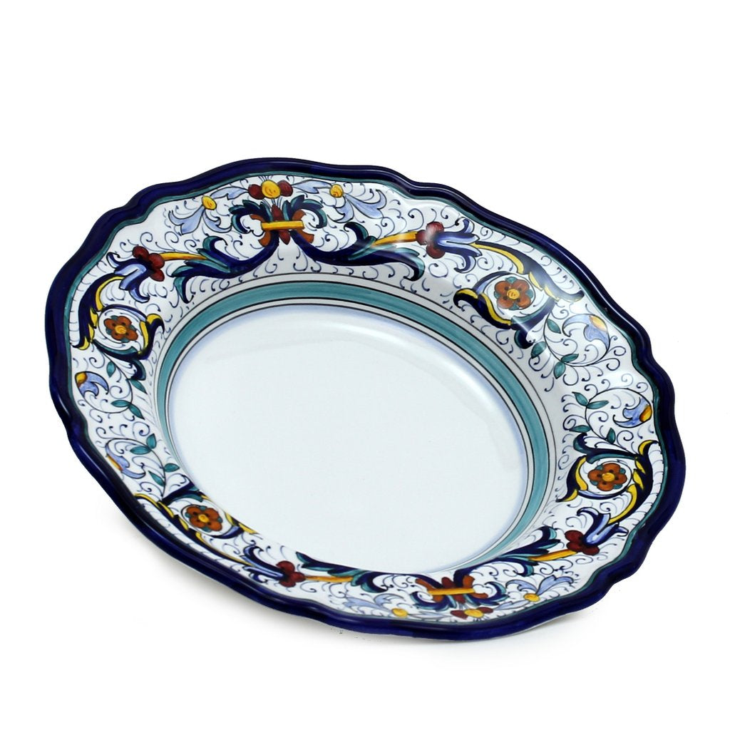 VECCHIA DERUTA: Pasta Soup rimmed Plate Bowl - Artistica.com