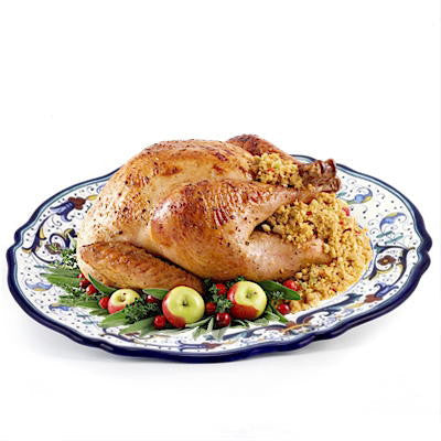 VECCHIA DERUTA: Large Oval Turkey Platter - Artistica.com