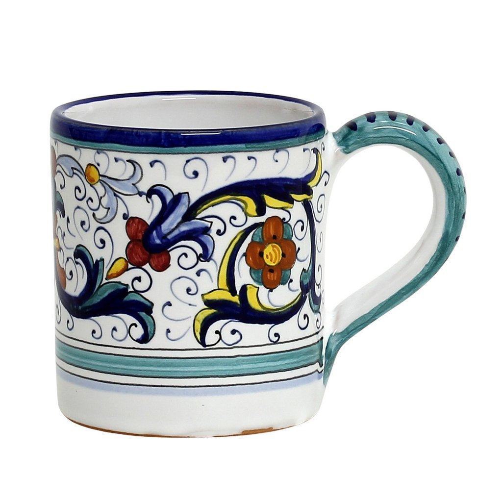 VECCHIA DERUTA: Straight Mug (10 Oz) - Artistica.com