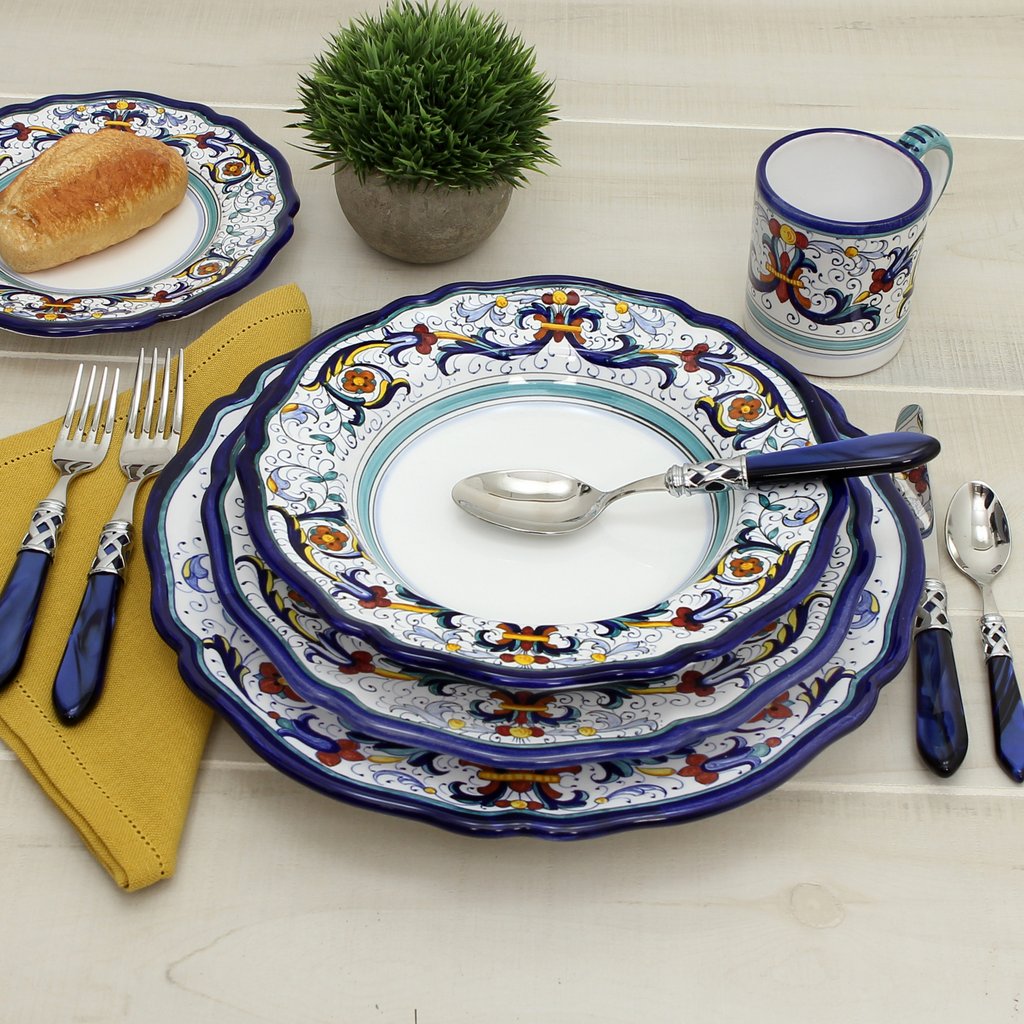 VECCHIA DERUTA: Dinner plate - Artistica.com