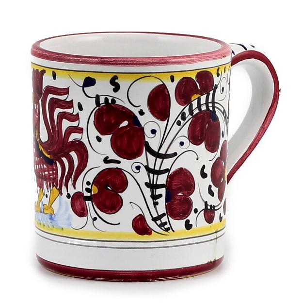 ORVIETO RED ROOSTER: Mug (10 Oz)